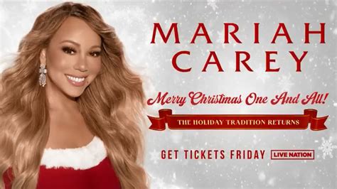 Mariah Carey is gifting us with a Christmas tour
